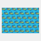 Retro 1958-1966 Logo Inpakpapier Vel (Voorkant 3)