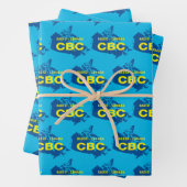 Retro 1958-1966 Logo Inpakpapier Vel (In situ)