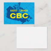 Retro 1958-1966 Logo Notitiekaartje (Voorkant / Achterkant)