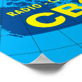 Retro 1958-1966 Logo Poster (Hoek)