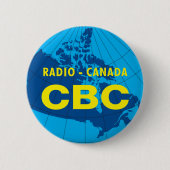 Retro 1958-1966 Logo Ronde Button 5,7 Cm (Voorkant)