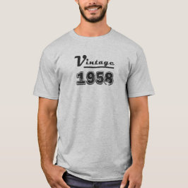 Retro 1958 Gefeliciteerd 60e Verjaardag Cadeau T-shirt