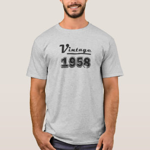 Retro 1958 Gefeliciteerd 60e Verjaardag Cadeau T-shirt