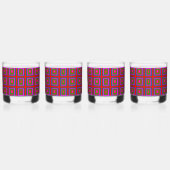 Retro 1960 barware whisky glas (Links)