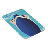 Retro 1960 Flowers Magneet (Rechterzijde)