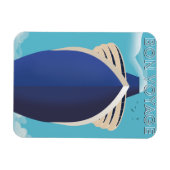 Retro 1960 Flowers Magneet (Horizontaal)