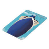 Retro 1960 Flowers Magneet (Linkerzijde)