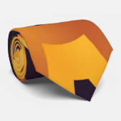 Retro 1960 Neon Psychedelia Stropdas (Opgerold)