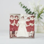 Retro 1960s Bachelorette Party Kaart (Staand voorkant)