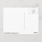 Retro 1960's Owl Miss You Briefkaart (Achterkant)