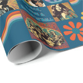 Retro 1960's Rockstar Poster Cadeaupapier (Rol Hoek)