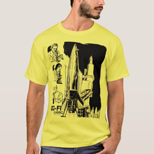Retro 1960's SCI-FI Classic T-shirt (Voorkant)