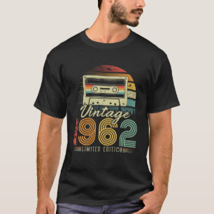 Retro 1962 Cassetterecorder 1962 64e Verjaardag 64 T-shirt