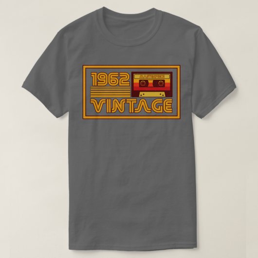 Retro 1962 Masterstuk Cassettebandje T-shirt (Design voorkant)