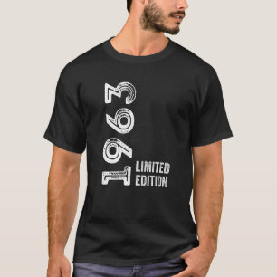 Retro  1963 60th Birthday Mannen Vrouwen 60 jaar T-shirt