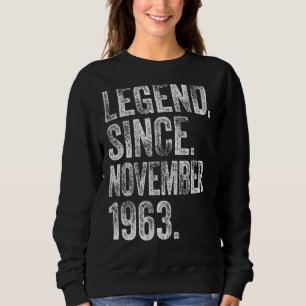 Retro 1963 Birthday November geboren vanaf 19 Trui