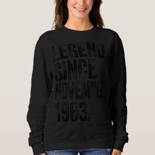 Retro 1963 Birthday November geboren vanaf 19 Trui