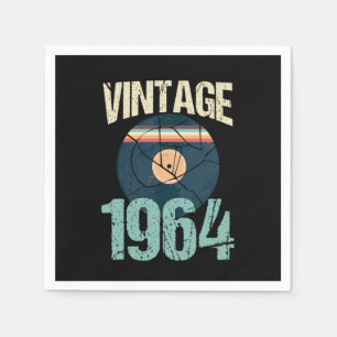 Retro 1964 56th Birthday Record Vinyl Vin Servet