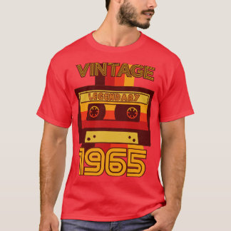  Retro 1965 Legendarische Cassettebandje T-shirt