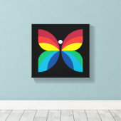 Retro 1966-1974 canvas afdruk (Insitu (Houten vloer))