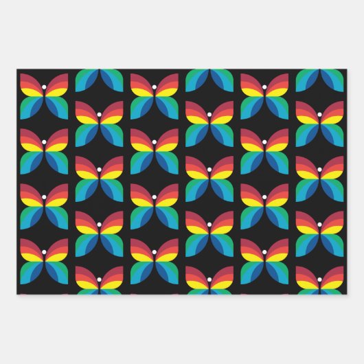 Retro 1966-1974 inpakpapier vel (Voorkant)