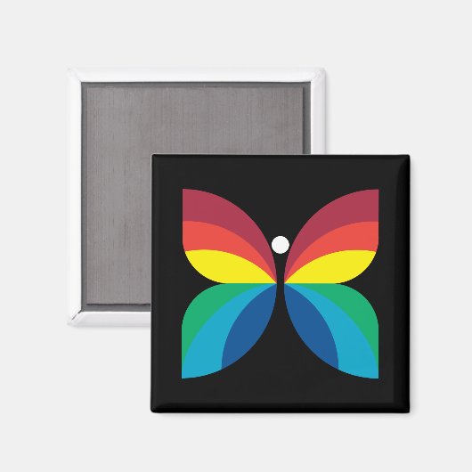 Retro 1966-1974 magneet (Voorkant / Achterkant)