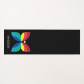 Retro 1966-1974 yogamat (Voorkant (horizontaal))