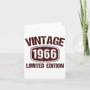 Retro 1966 60 Jaar oud 60ste verjaardagscadeau voo Kaart