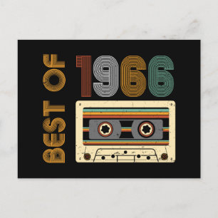 Retro 1966 Gemaakt in 1966 60e Verjaardag 60 Jaar  Briefkaart