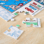 Retro 1966 Ohio map jigsaw puzzle 11"x14" 252 pcs Legpuzzel (Zijkant)
