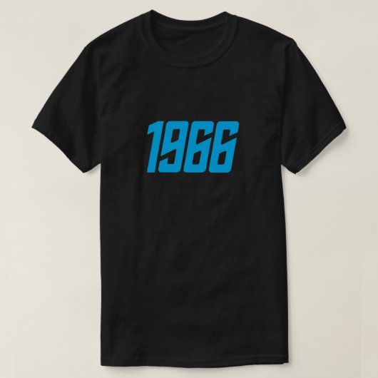Retro 1966 T-Shirt (blauw) (Design voorkant)