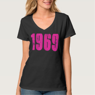 Retro 1969 Distress Rock & Roll Music 1 T-shirt