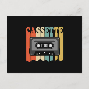 Retro 1969 Vintage Cassettes Verjaardag Cadeau Ide Briefkaart