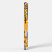 Retro 1970 mosterdgele bloem Case-Mate iPhone case (Achterkant / Rechts)