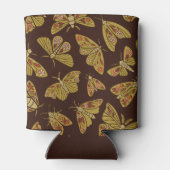 Retro 1970s Moths Blikjeskoeler (Achterkant)