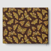 Retro 1970s Moths Gastenboek (Achterkant)