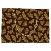 Retro 1970s Moths Groot Cadeauzakje (Achterkant)
