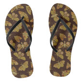 Retro 1970s Moths Teenslippers (Voetbed)