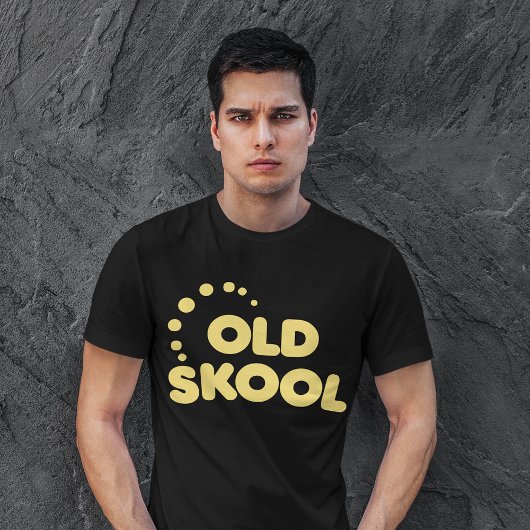 Retro 1970's Old Skool Mannen T-shirt