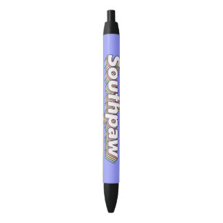 Retro 1970s pastel Southpaw Black Ink Pen