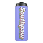 Retro 1970s pastel Southpaw Thermal Tumbler Thermosbeker (Voorkant)