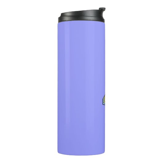 Retro 1970s pastel Southpaw Thermal Tumbler Thermosbeker (Gedraaid links)