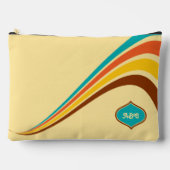 Retro 1970's Stripes Monogram Etui (Voorkant)