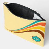 Retro 1970's Stripes Monogram Etui (Open)