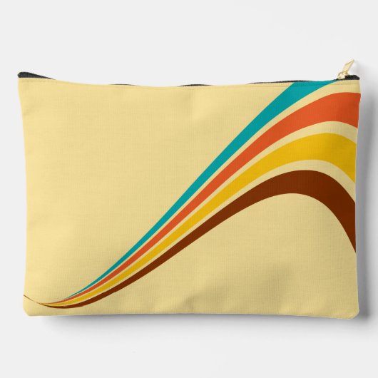 Retro 1970's Stripes Monogram Etui (Achterkant)