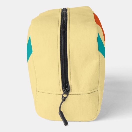 Retro 1970's Stripes Monogram Toilettasje (Rechts)