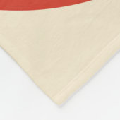 Retro 1970s Style Arched Stripes Geometric Pattern Fleece Deken (Hoek)