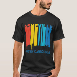 Retro 1970's Style Asheville North Carolina Skylin Hoodie