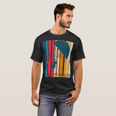 Retro 1970's Style Parasailing Parasaile T-shirt (Voorkant volledig)