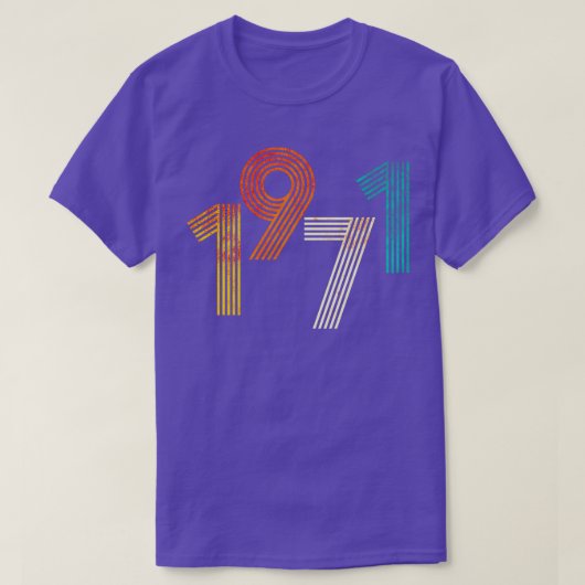 Retro 1971 t-shirt (Design voorkant)